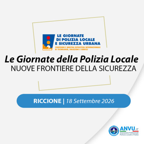 Le Giornate di Polizia Locale e Sicurezza Urbana 2026