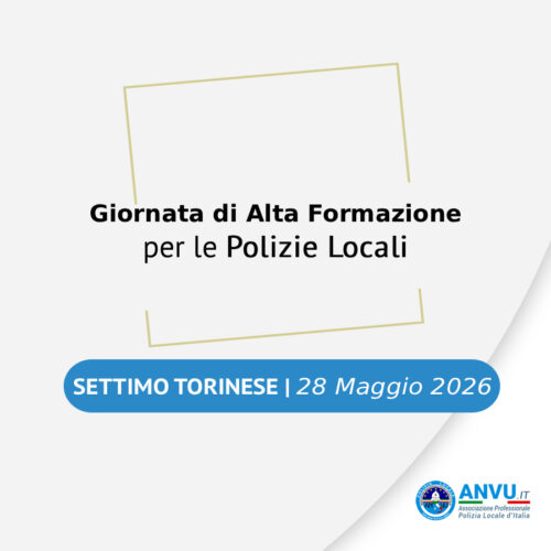 Formazione ANVU – Piemonte